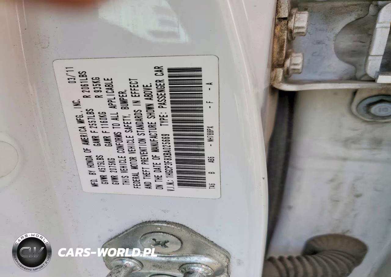 2011 Honda Accord Exl VIN:1HGCP3F8XBA025669 - 13