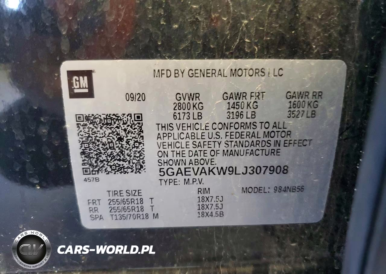 2020 Buick Enclave Essence VIN:5GAEVAKW9LJ307908 - 13