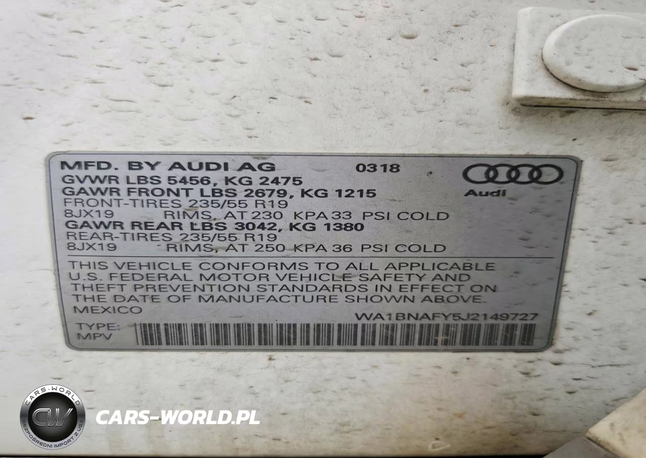 2018 Audi Q5 Premium Plus VIN:WA1BNAFY5J2149727 - 14