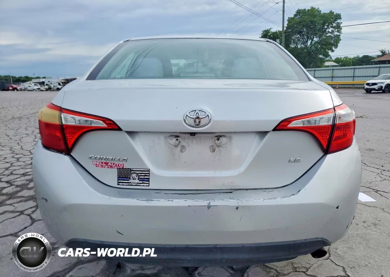 2015 Toyota Corolla Le VIN:2T1BURHE3FC410307 - 6