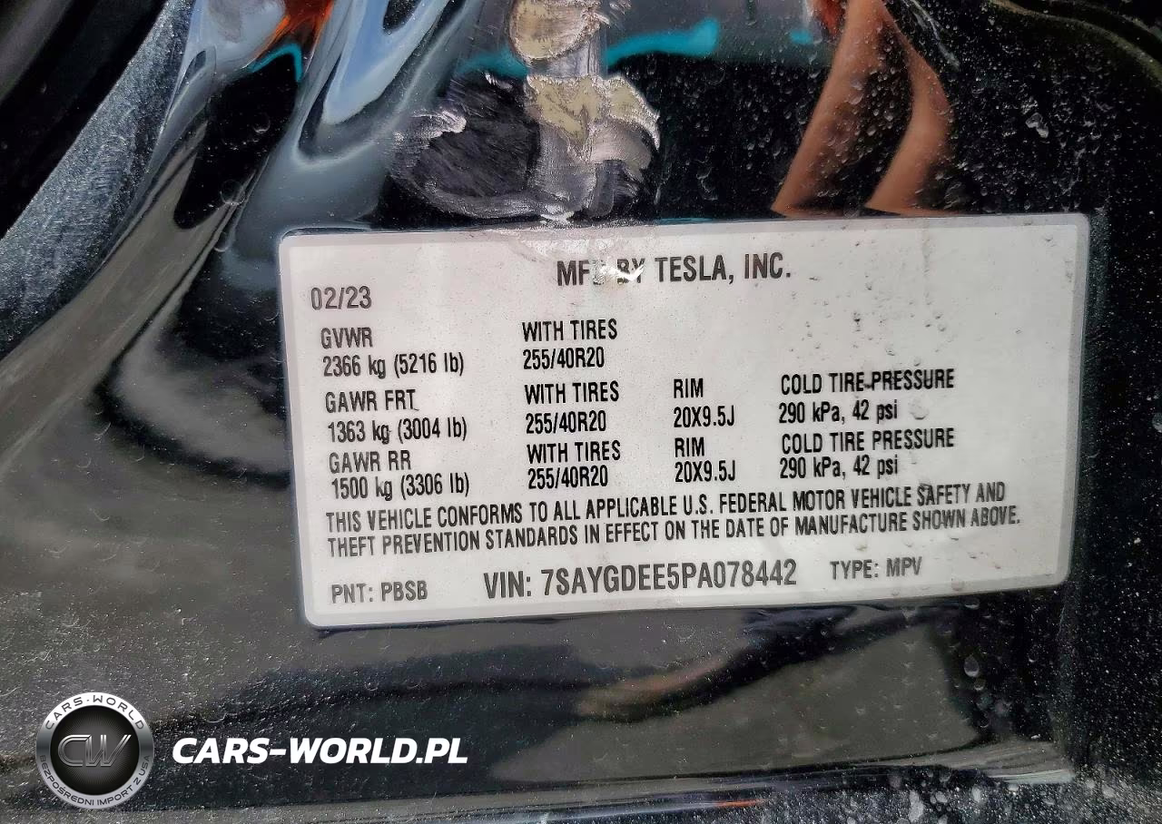 2023 Tesla Model Y VIN:7SAYGDEE5PA078442 - 13
