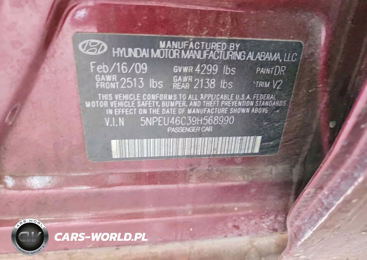 2009 Hyundai Sonata Limited VIN:5NPEU46C39H568990 - 12