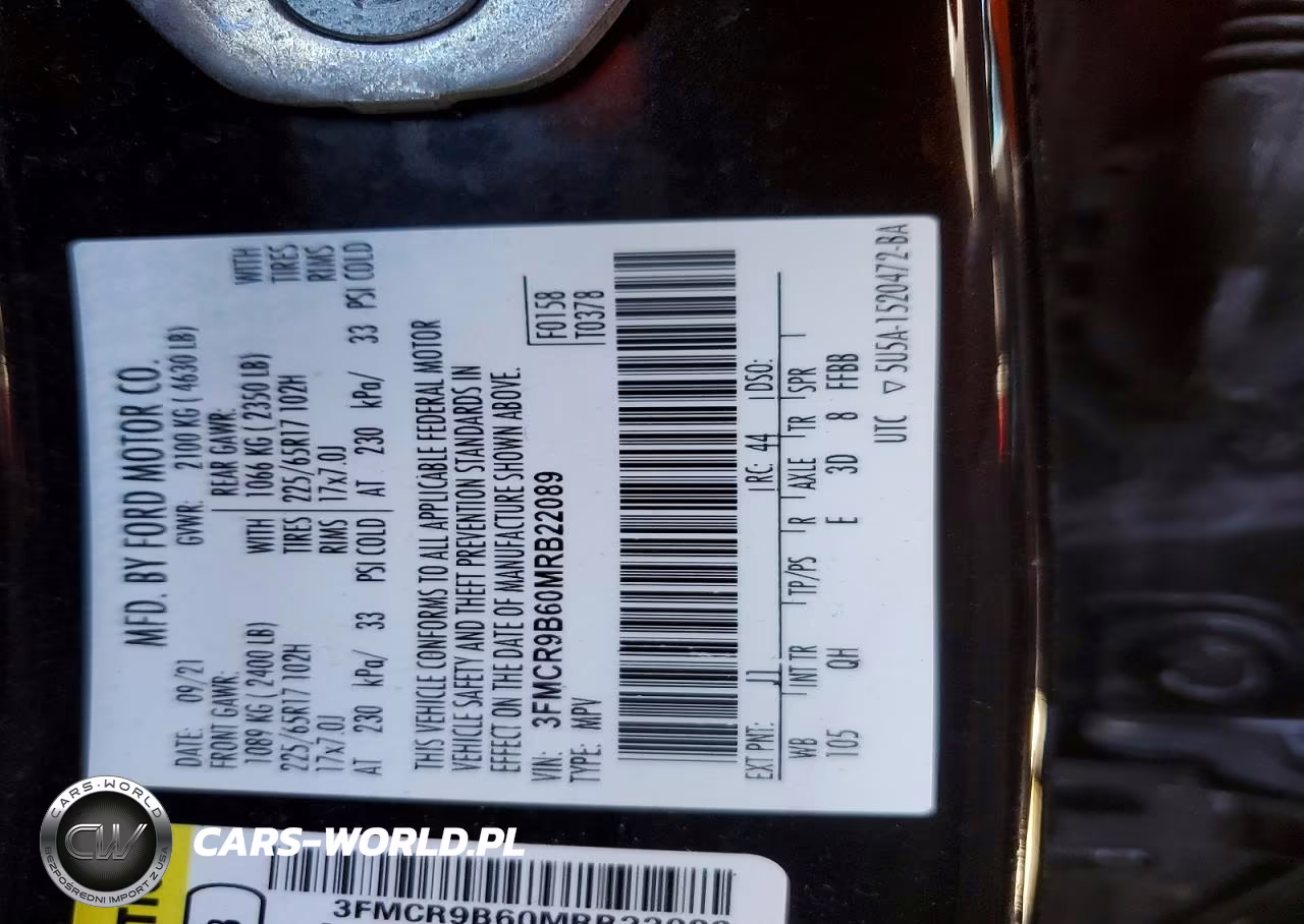2021 Ford Bronco Sport Big Bend VIN:3FMCR9B60MRB22089 - 12