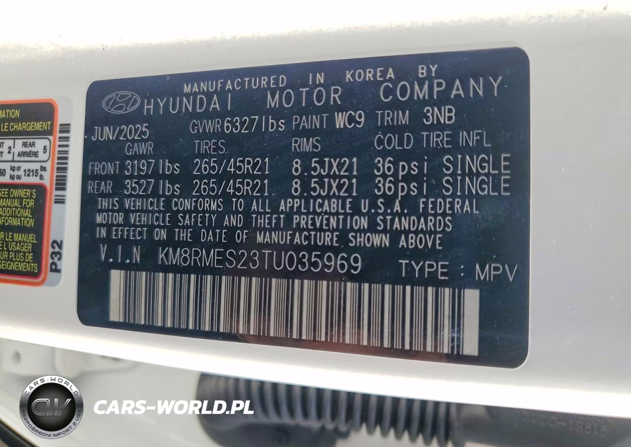 2026 Hyundai Palisade Calligraphy VIN:KM8RMES23TU035969 - 14