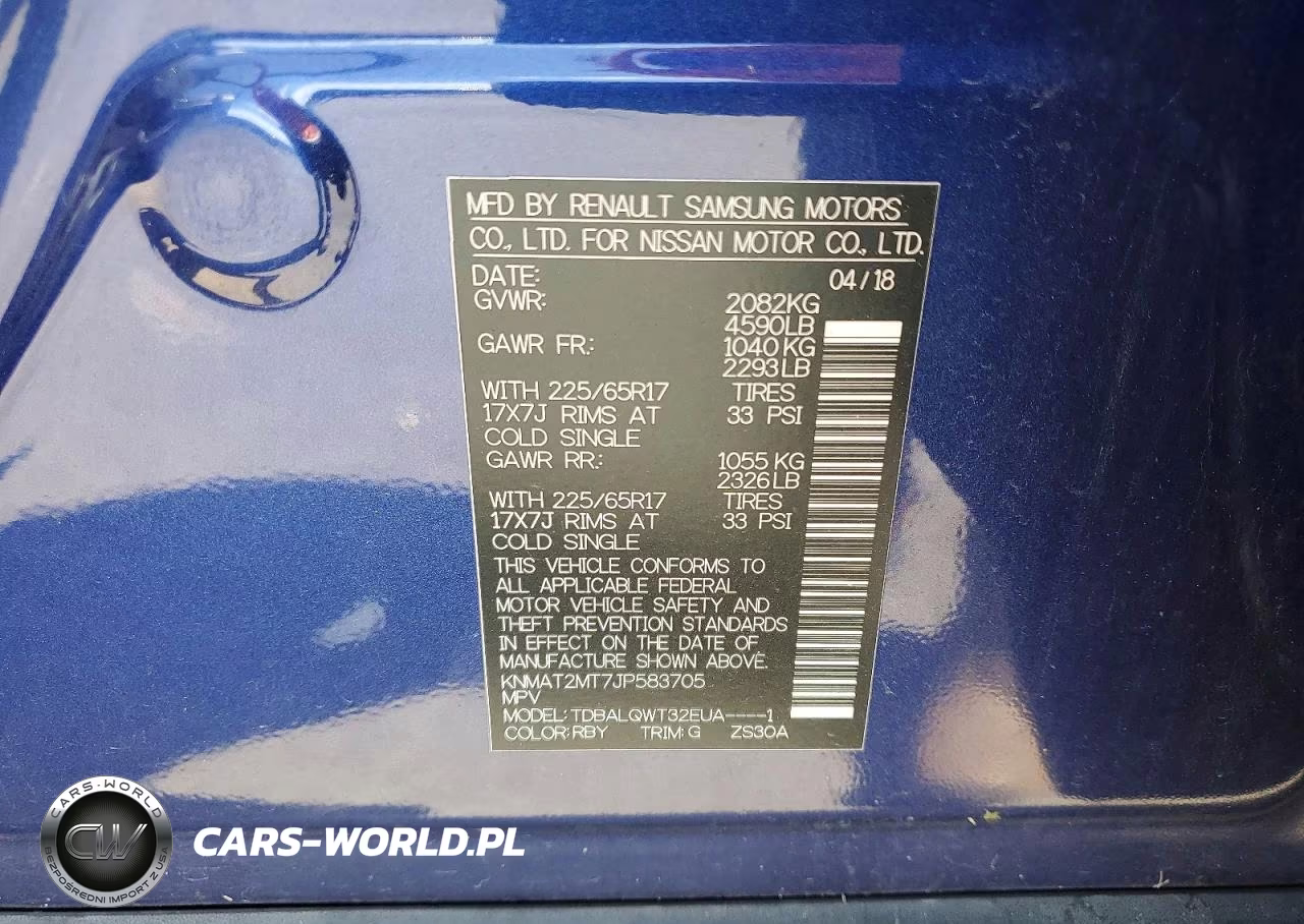 2018 Nissan Rogue Sv VIN:KNMAT2MT7JP583705 - 13