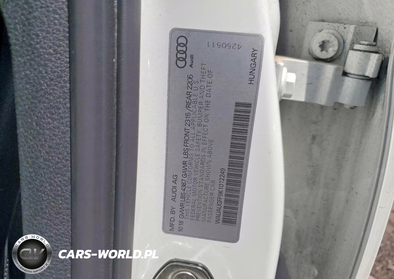 2019 Audi A3 Premium VIN:WAUAUGFF9K1012249 - 12