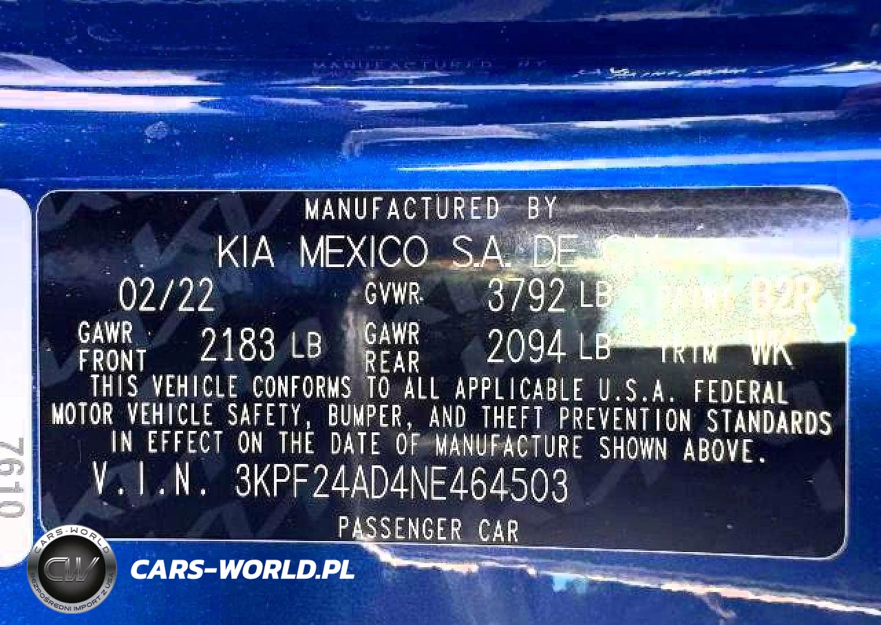 2022 Kia Forte Fe VIN:3KPF24AD4NE464503 - 15