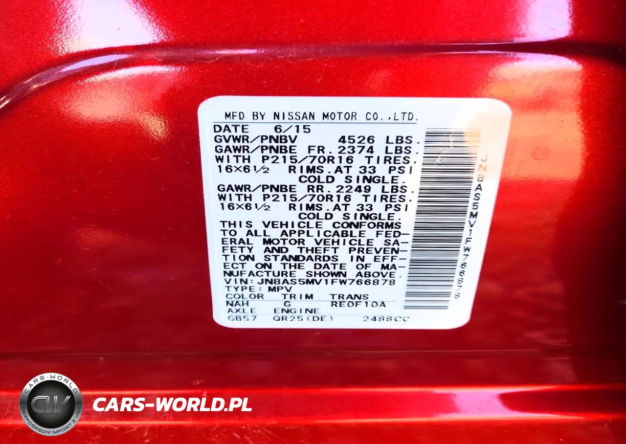 2015 Nissan Rogue Select S VIN:JN8AS5MV1FW766878 - 13