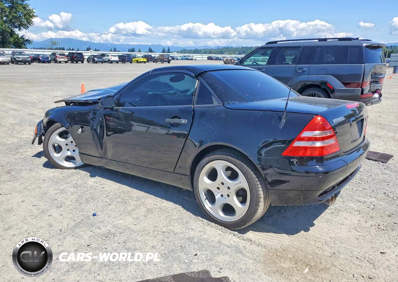 2000 Mercedes-Benz Slk 230 Kompressor VIN:WDBKK47F2YF158514 - 2