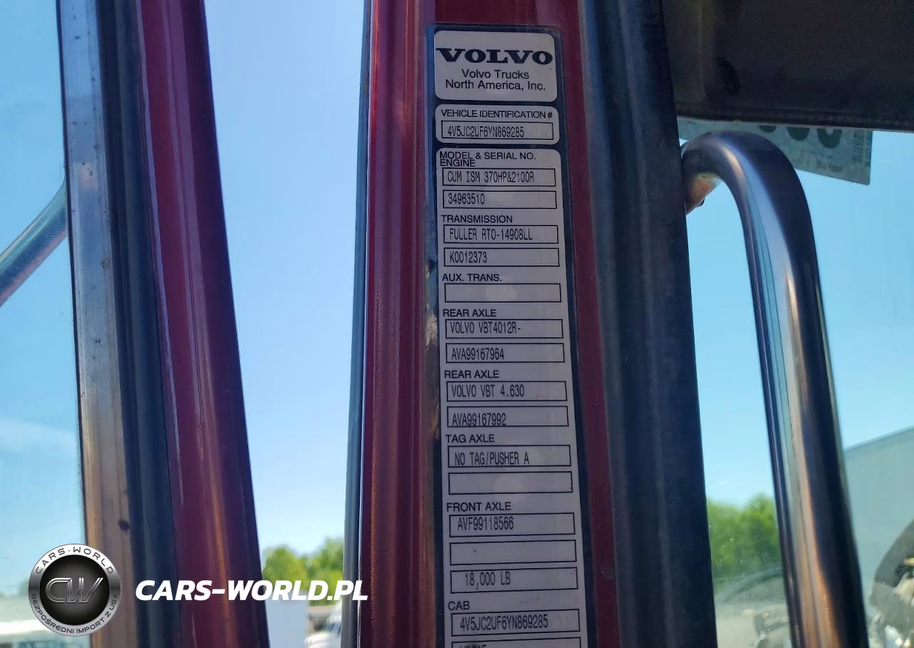 2000 Volvo Convention - Semi Truck VIN:4V5JC2UF6YN869285 - 10