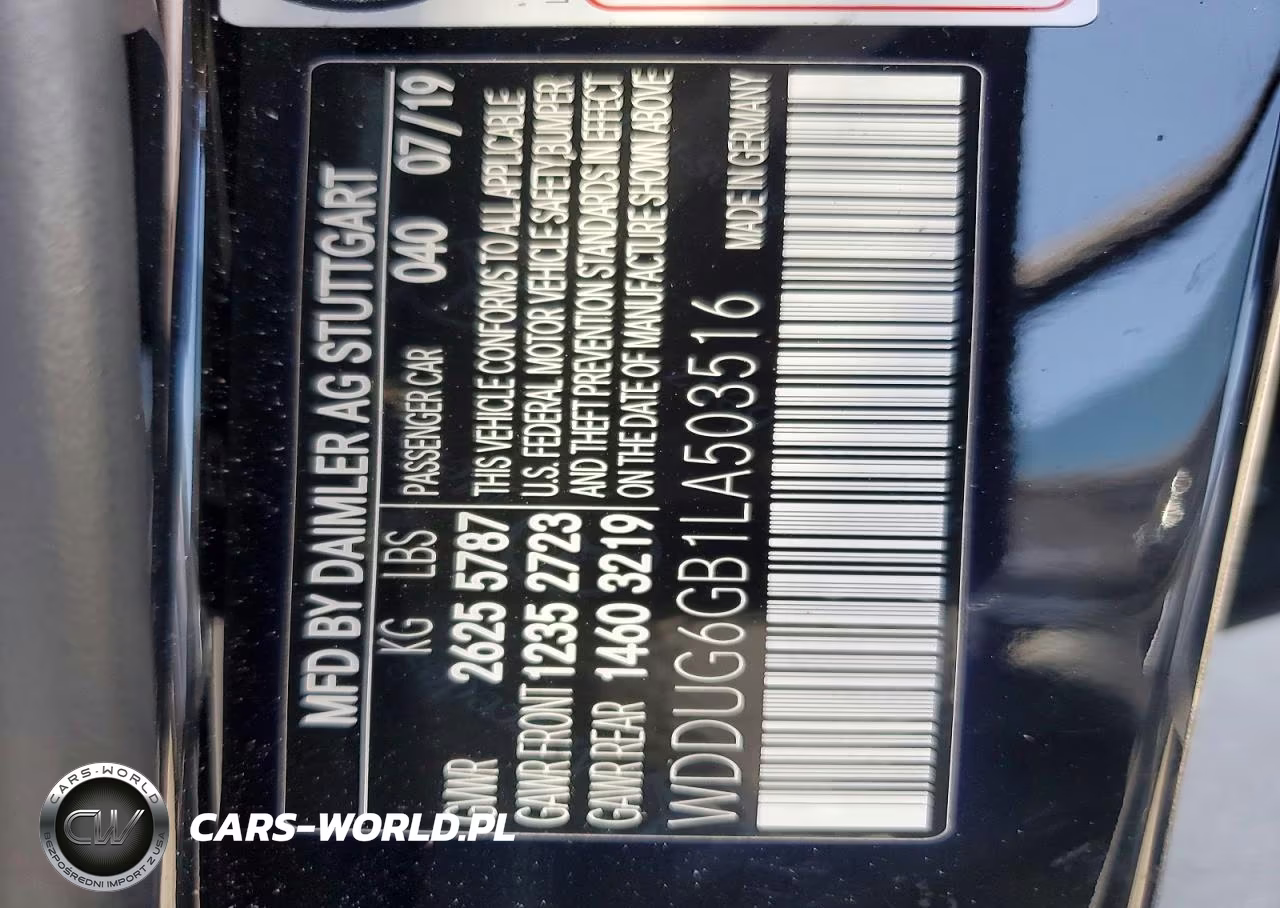 2020 Mercedes-Benz S-Class S450 VIN:WDDUG6GB1LA503516 - 12