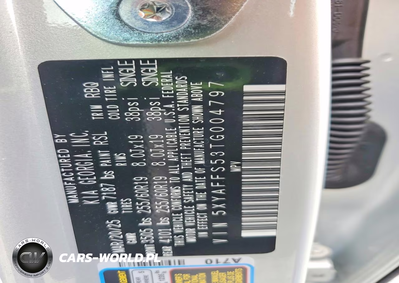 2026 Kia Ev9 Wind VIN:5XYAFFS53TG004797 - 13