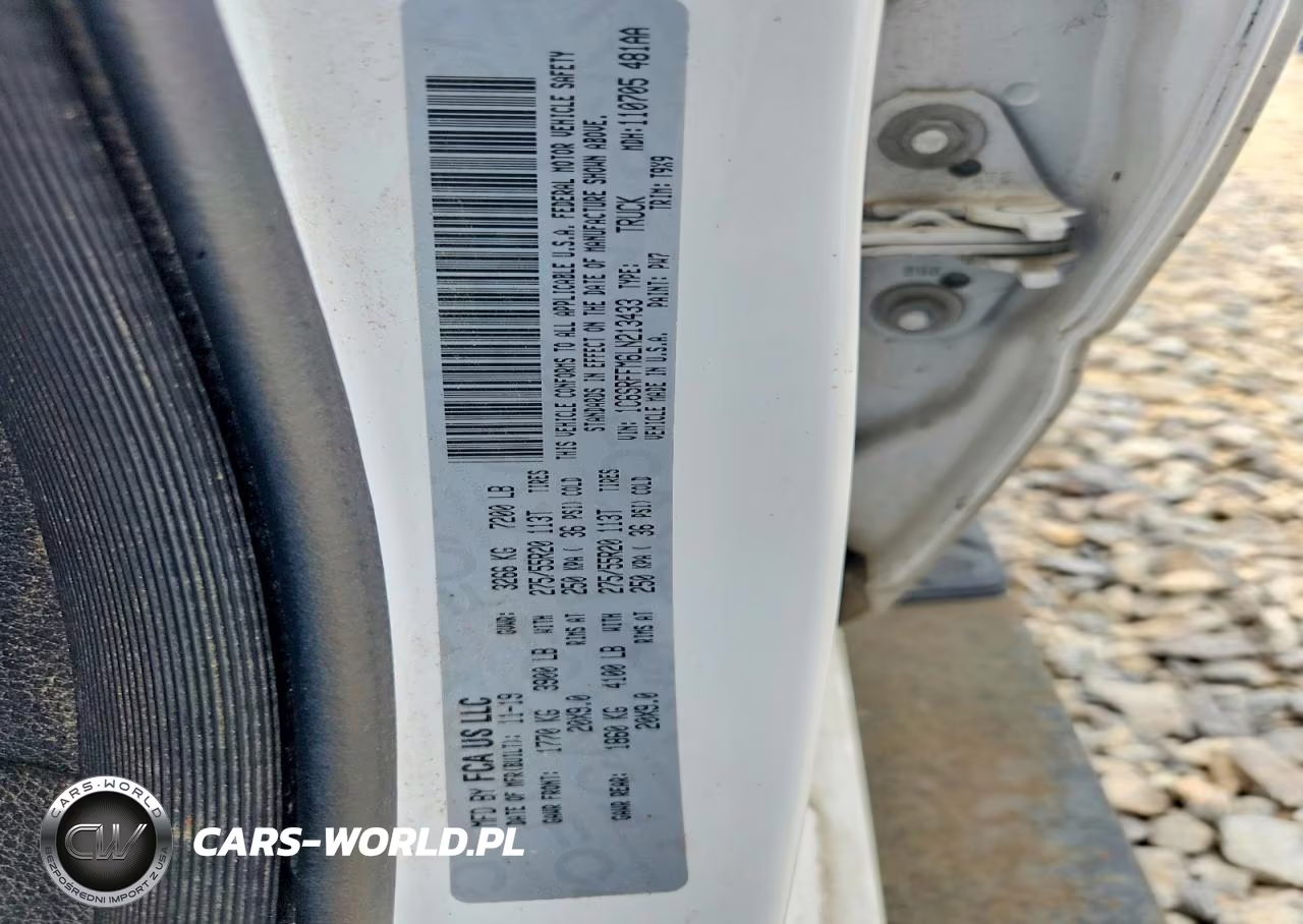 2020 Ram 1500 Big Horn VIN:1C6SRFFM6LN213433 - 12
