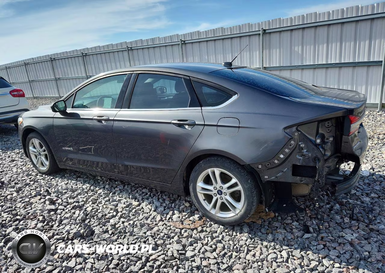2018 Ford Fusion Se Hybrid VIN:3FA6P0LU7JR274534 - 2