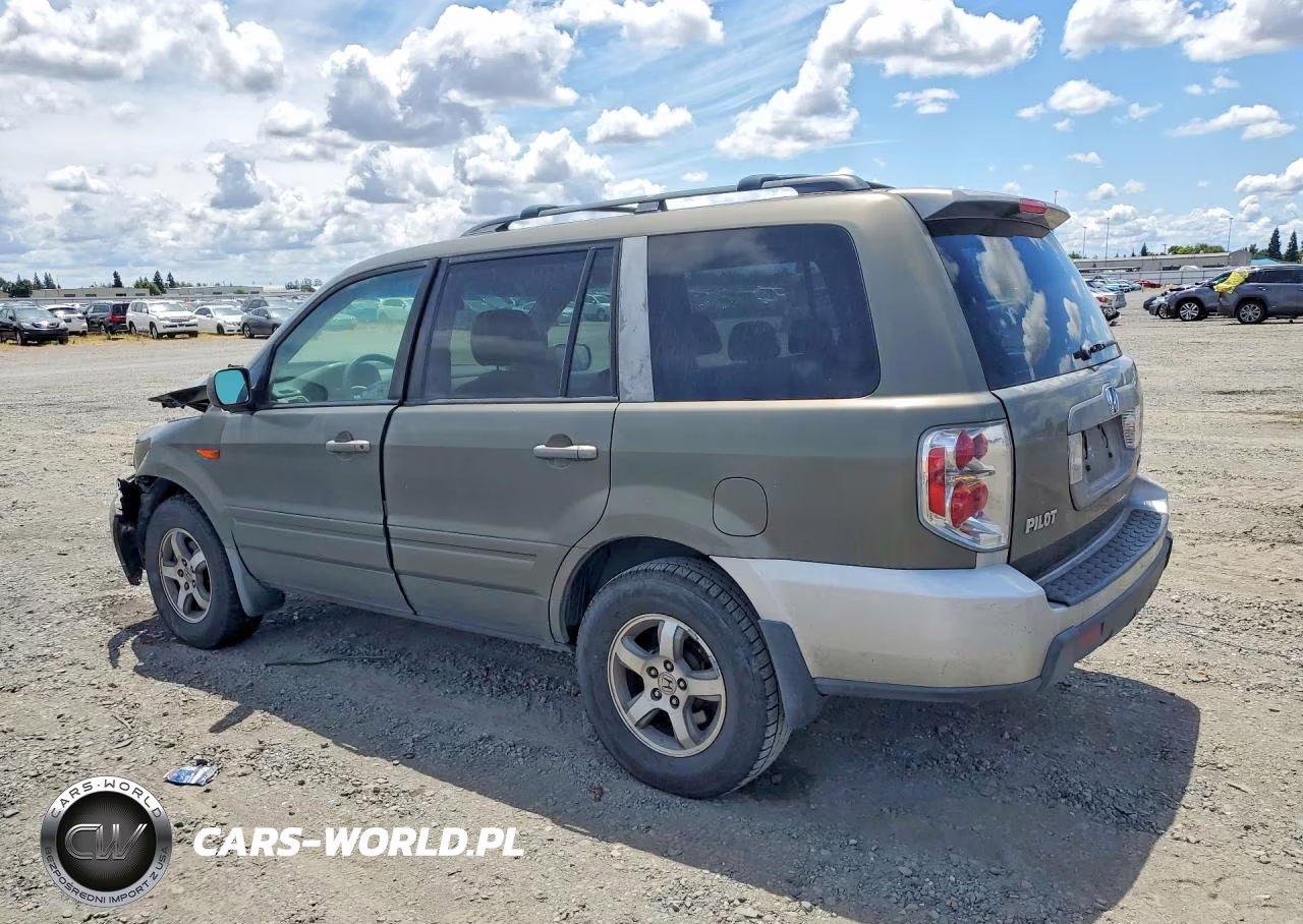 2007 Honda Pilot Ex VIN:2HKYF18417H505122 - 2
