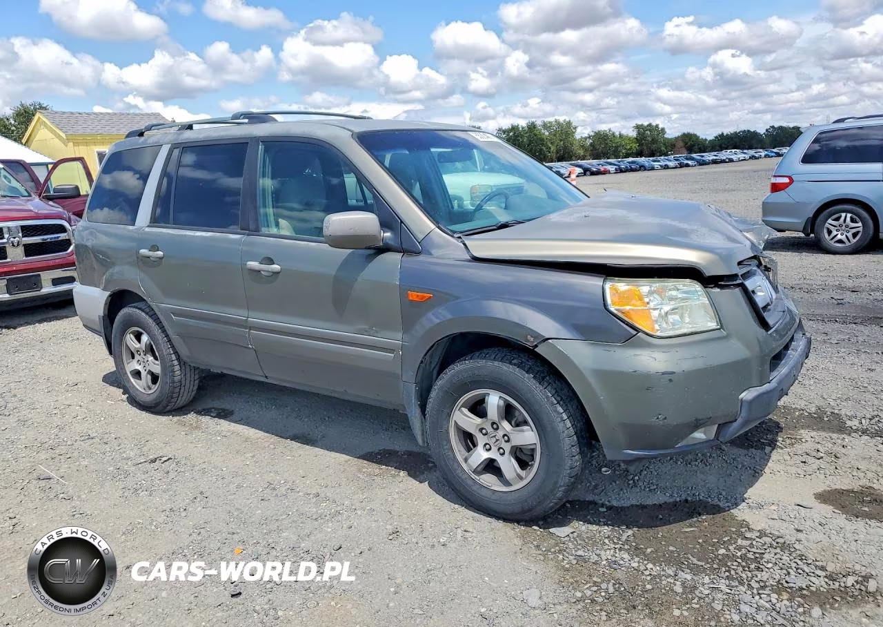 2007 Honda Pilot Ex VIN:2HKYF18417H505122 - 4