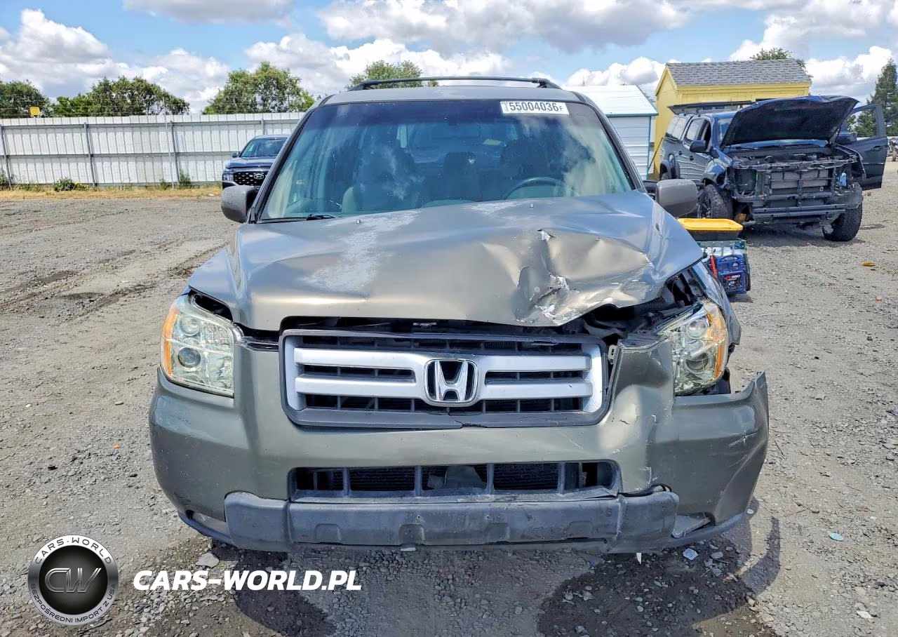 2007 Honda Pilot Ex VIN:2HKYF18417H505122 - 5