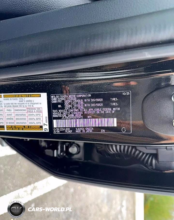 2025 Lexus Gx 550 Premium+ VIN:JTJTBCDX9S5070972 - 10