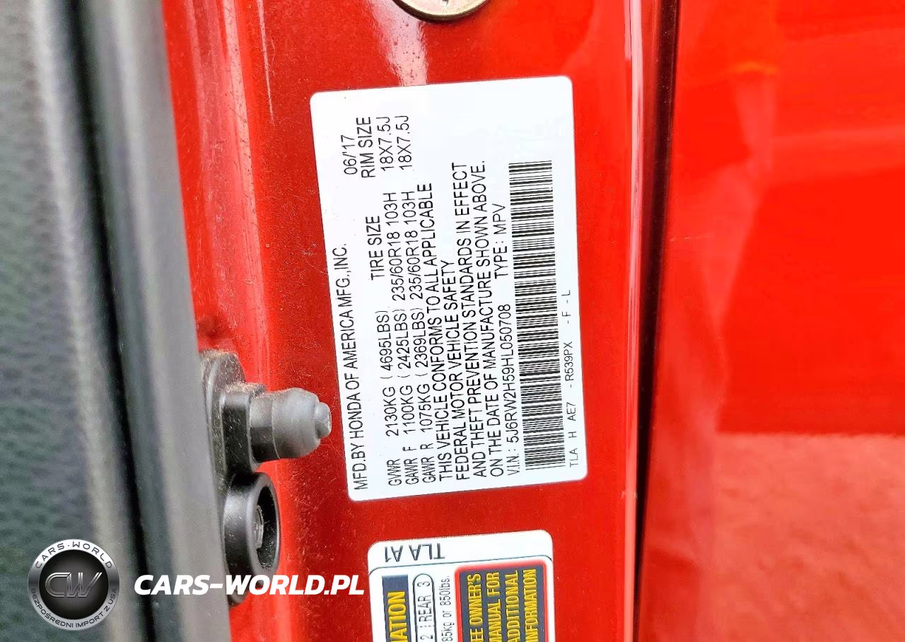 2017 Honda Cr-V Ex VIN:5J6RW2H59HL050708 - 13