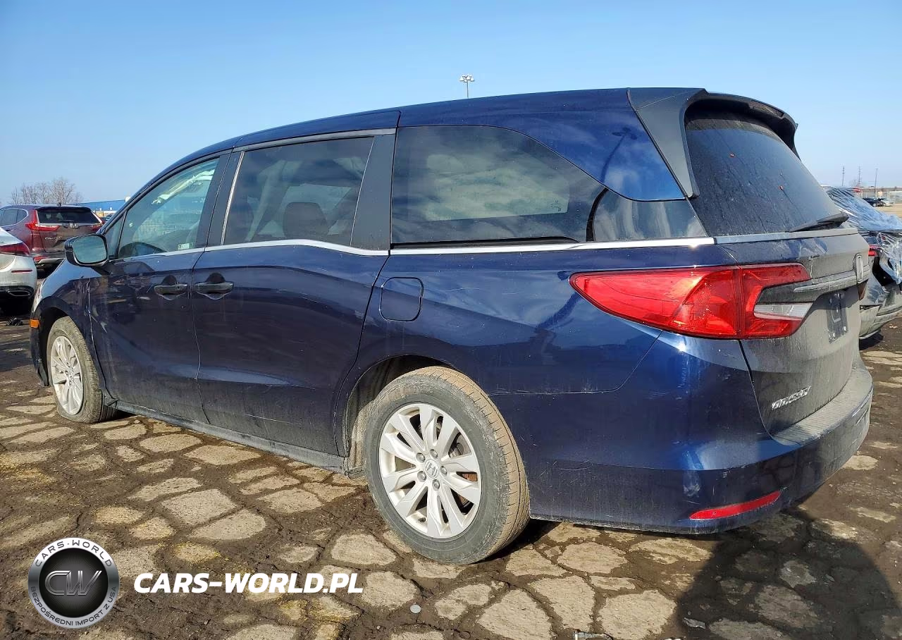 2021 Honda Odyssey Lx VIN:5FNRL6H22MB008423 - 2