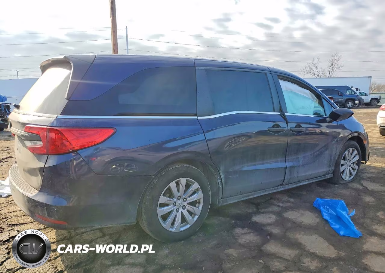 2021 Honda Odyssey Lx VIN:5FNRL6H22MB008423 - 3