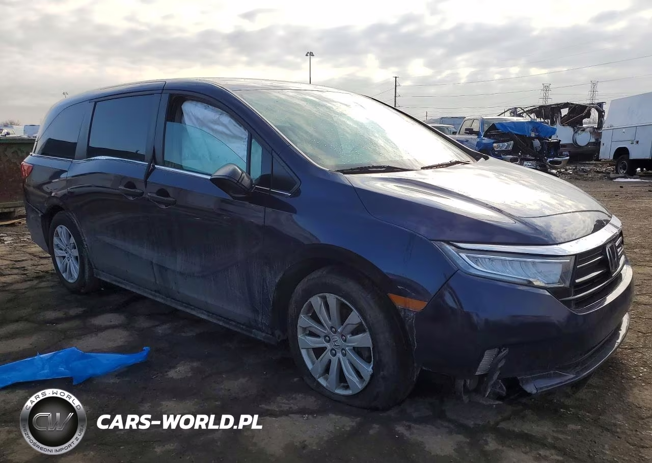 2021 Honda Odyssey Lx VIN:5FNRL6H22MB008423 - 4