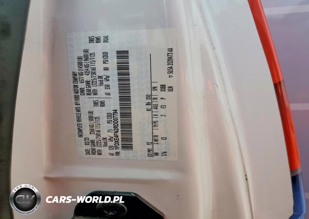 2024 Ford E450 Delivery Truck VIN:1FDXE4FN2RDD07794 - 10