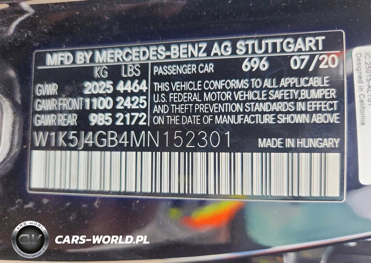 2021 Mercedes-Benz Cla 250 VIN:W1K5J4GB4MN152301 - 13