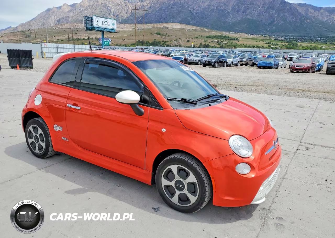 2014 Fiat 500 Electric VIN:3C3CFFGE2ET173632 - 4