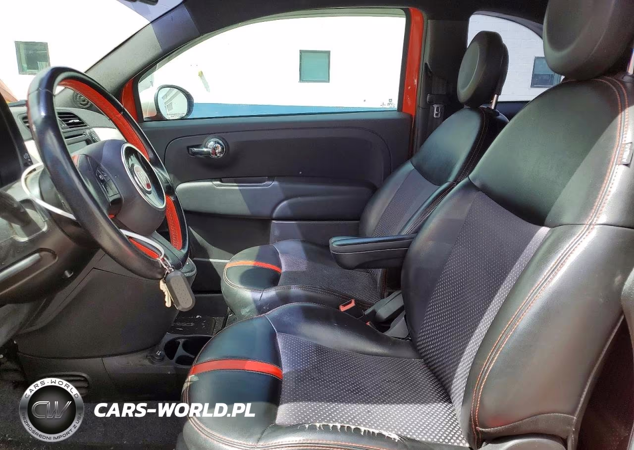 2014 Fiat 500 Electric VIN:3C3CFFGE2ET173632 - 7
