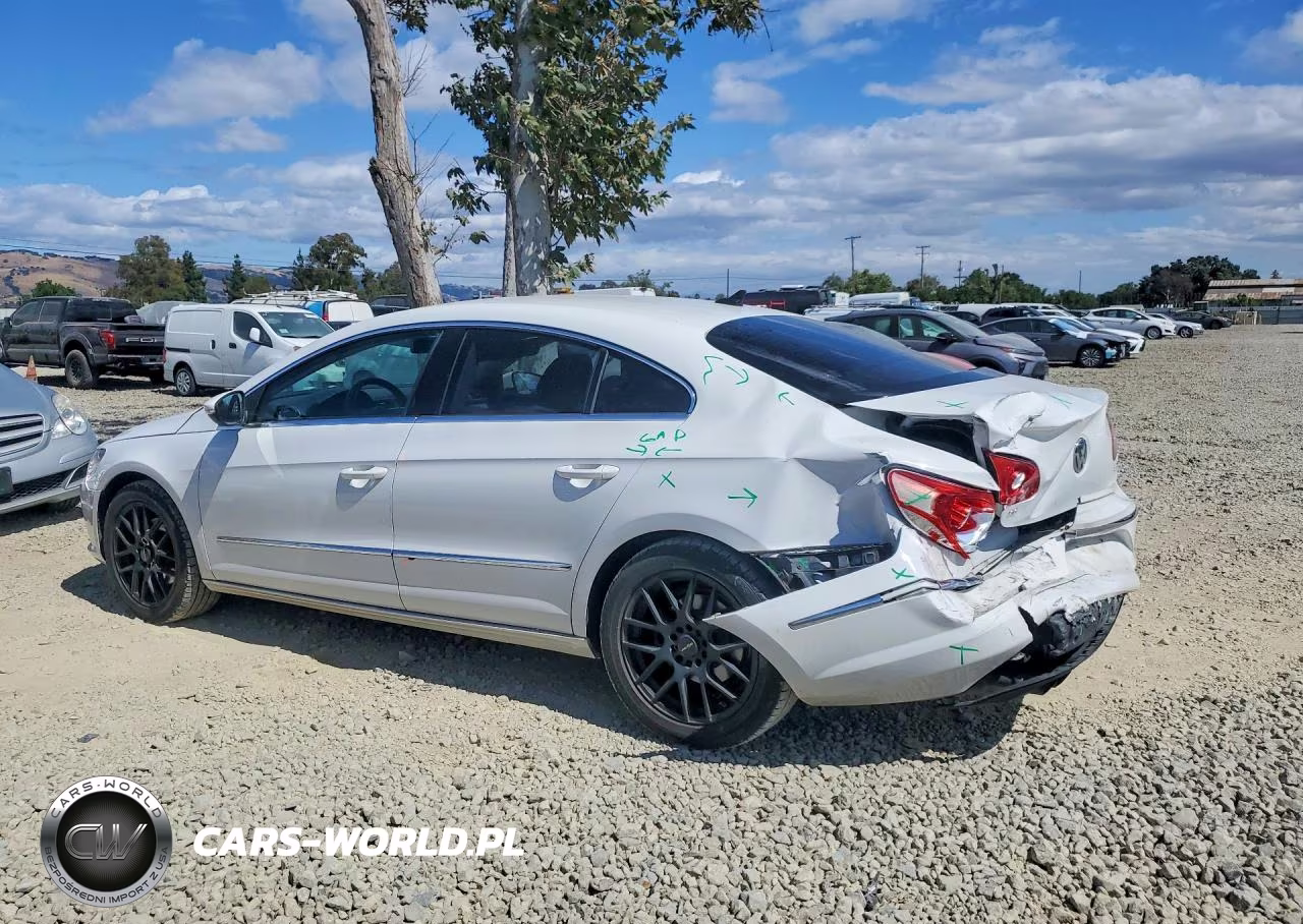 2012 Volkswagen Cc Sport VIN:WVWMN7ANXCE540923 - 2
