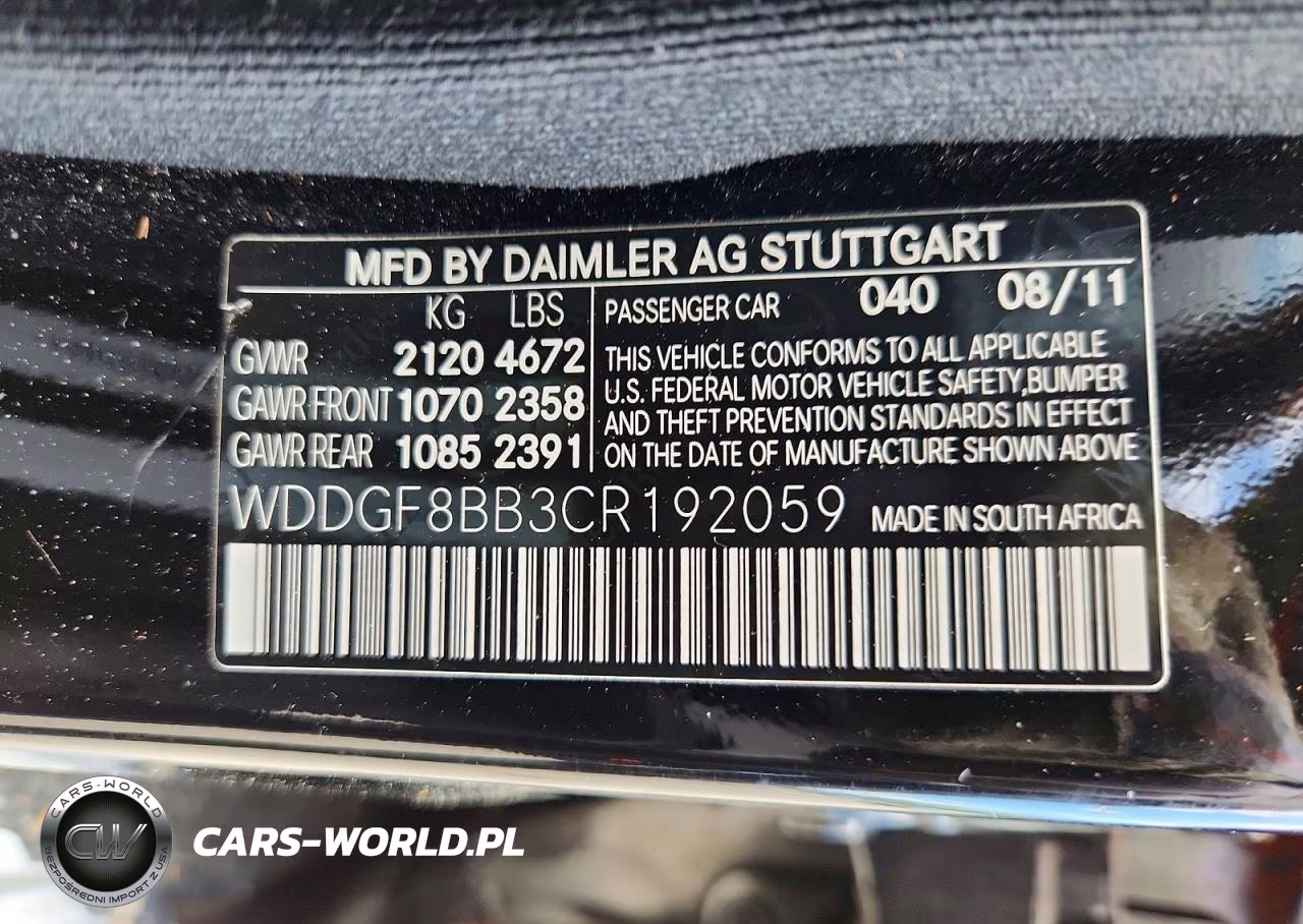 2012 Mercedes-Benz C 300 4Matic VIN:WDDGF8BB3CR192059 - 12