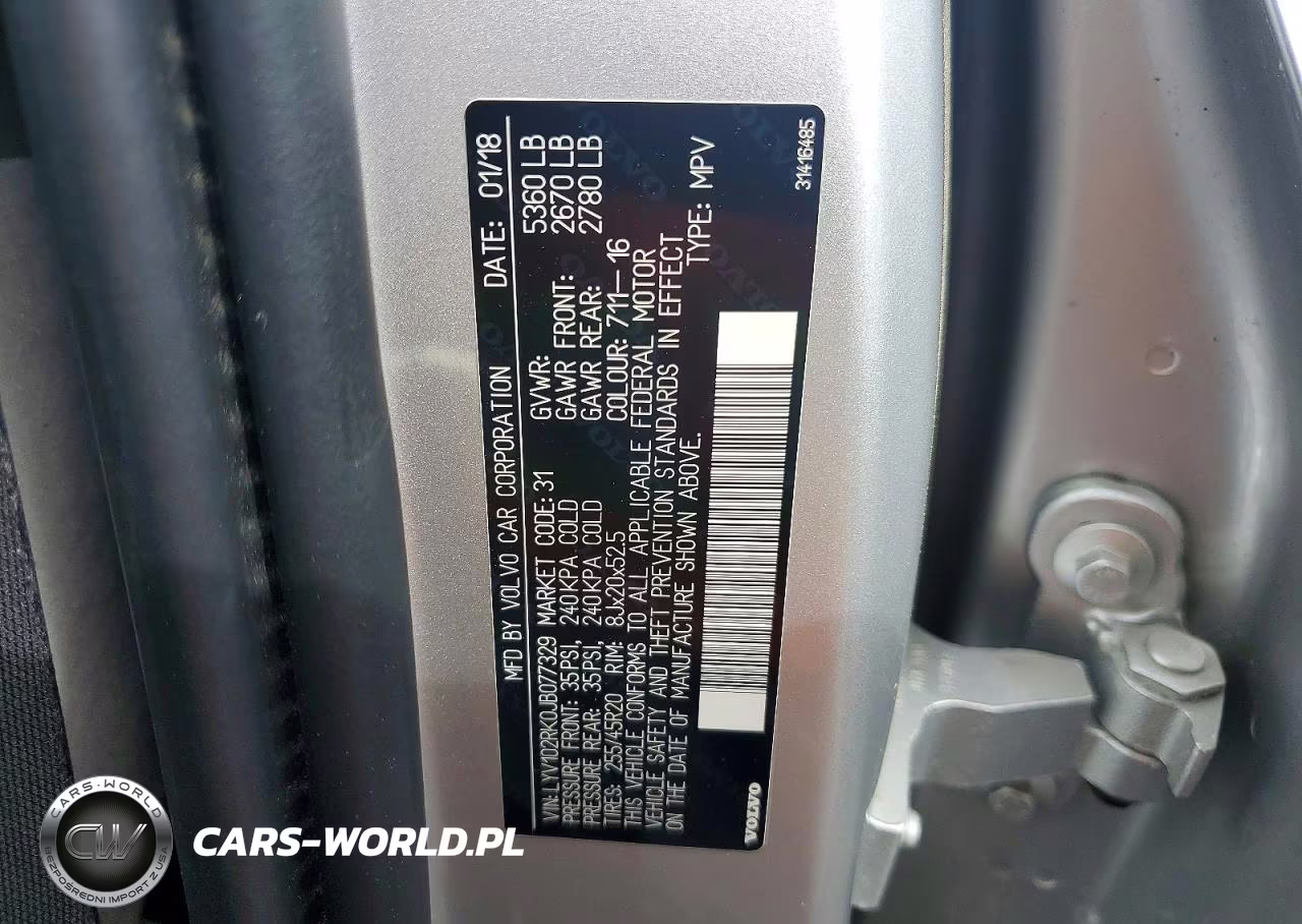2018 Volvo Xc60 T5 VIN:LYV102RK0JB077329 - 13