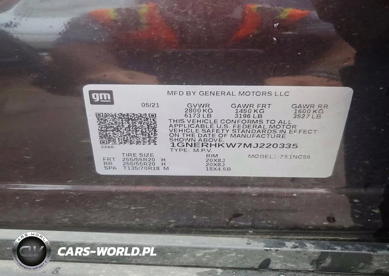 2021 Chevrolet Traverse Lt VIN:1GNERHKW7MJ220335 - 14