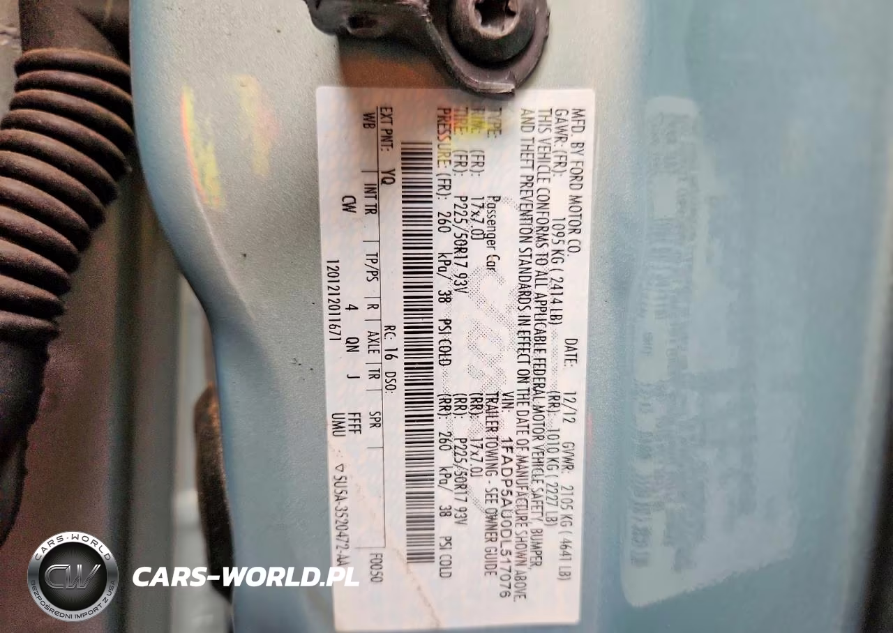 2013 Ford C-Max Se VIN:1FADP5AU0DL517076 - 12