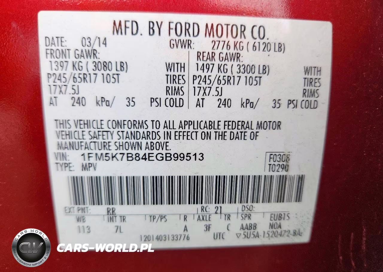 2014 Ford Explorer VIN:1FM5K7B84EGB99513 - 14