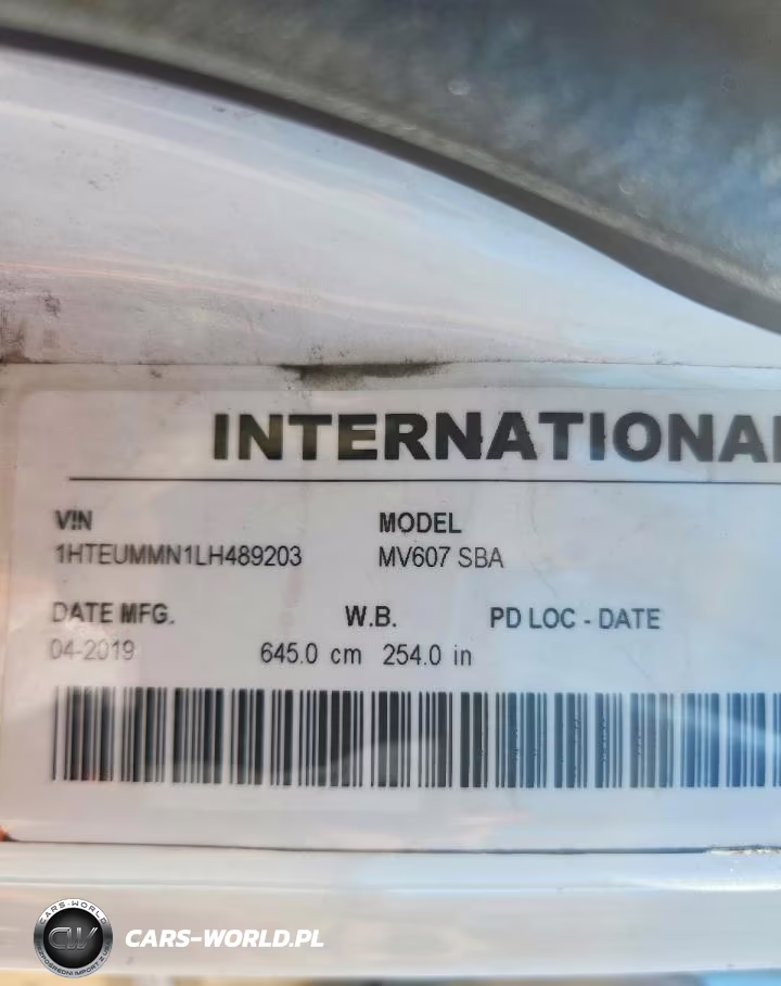 2020 International Mv607 Refrigerated Box Truck VIN:1HTEUMMN1LH489203 - 10