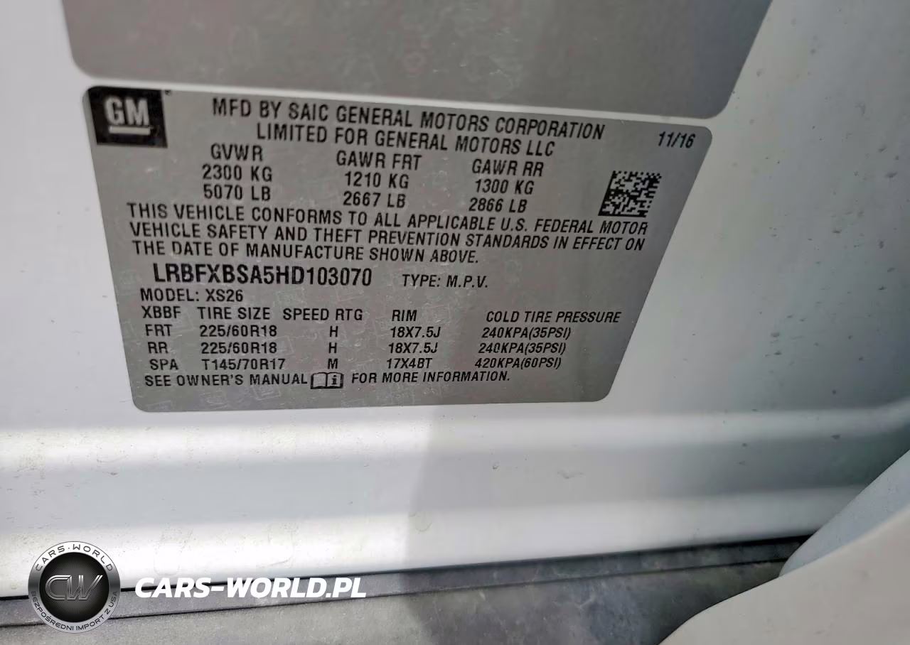 2017 Buick Envision Essence VIN:LRBFXBSA5HD103070 - 13