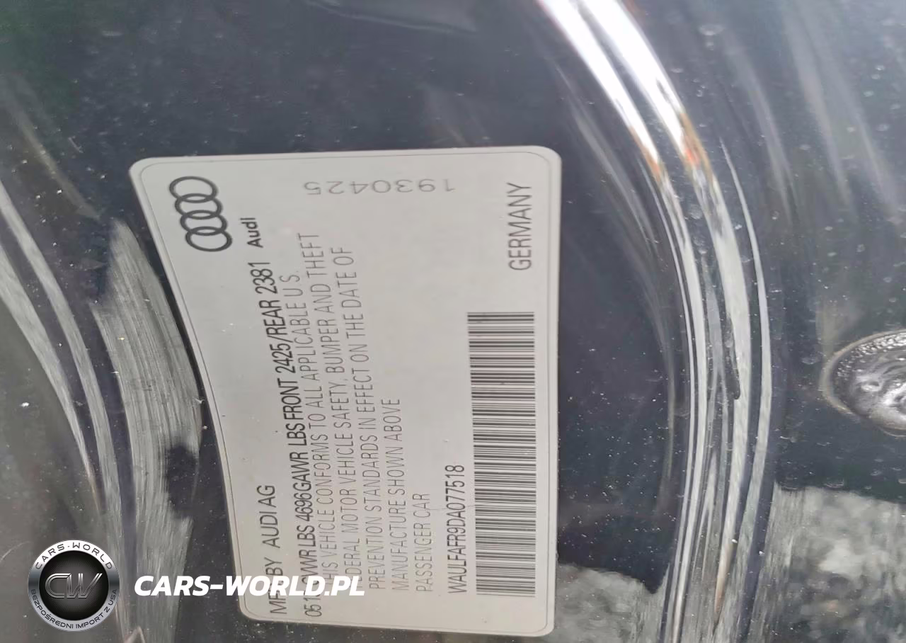 2013 Audi A5 Premium Plus VIN:WAULFAFR9DA077518 - 12