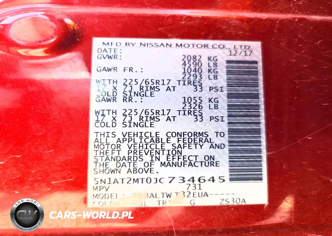 2018 Nissan Rogue Sv VIN:5N1AT2MT0JC734645 - 13