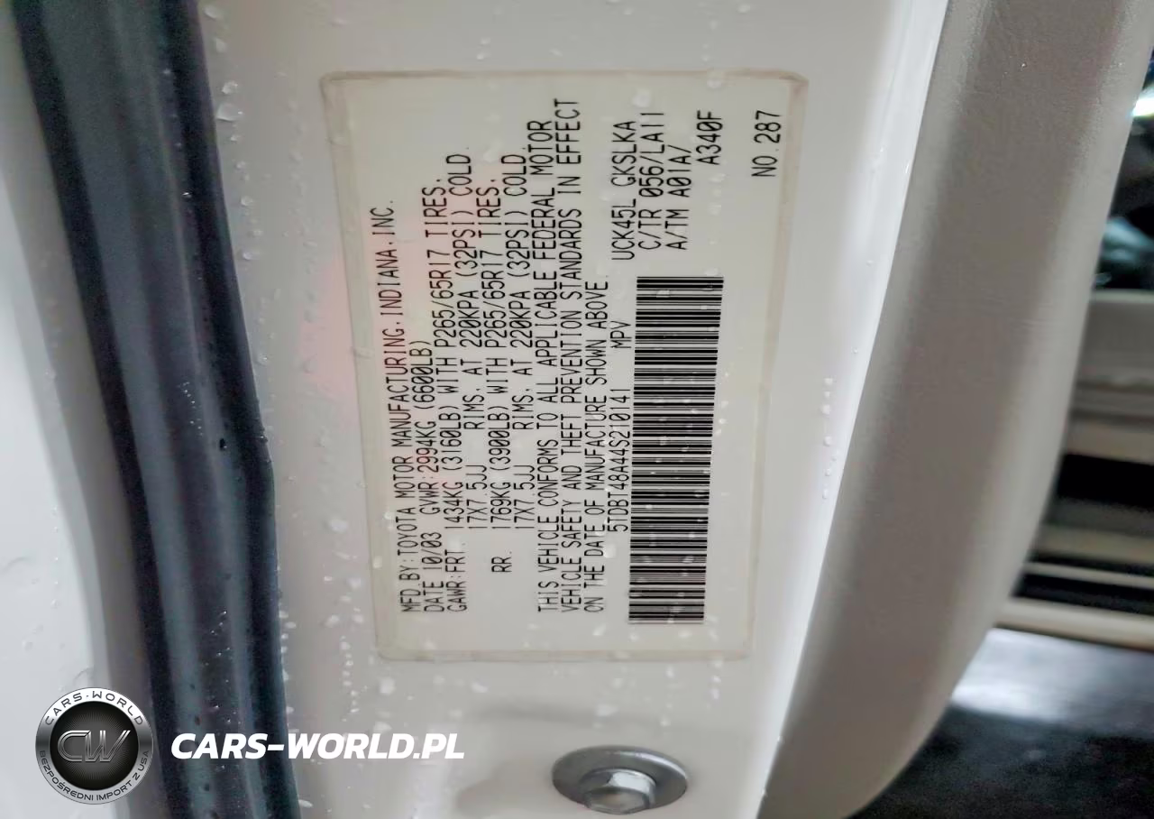 2004 Toyota Sequoia Limited VIN:5TDBT48A44S210141 - 12