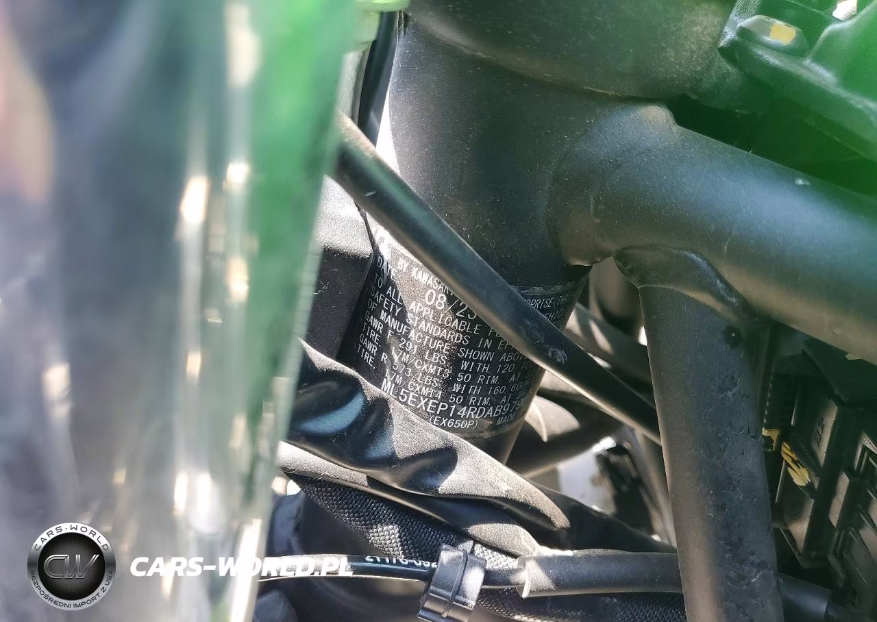 2024 Kawasaki Ex650 P VIN:ML5EXEP14RDAB9792 - 9