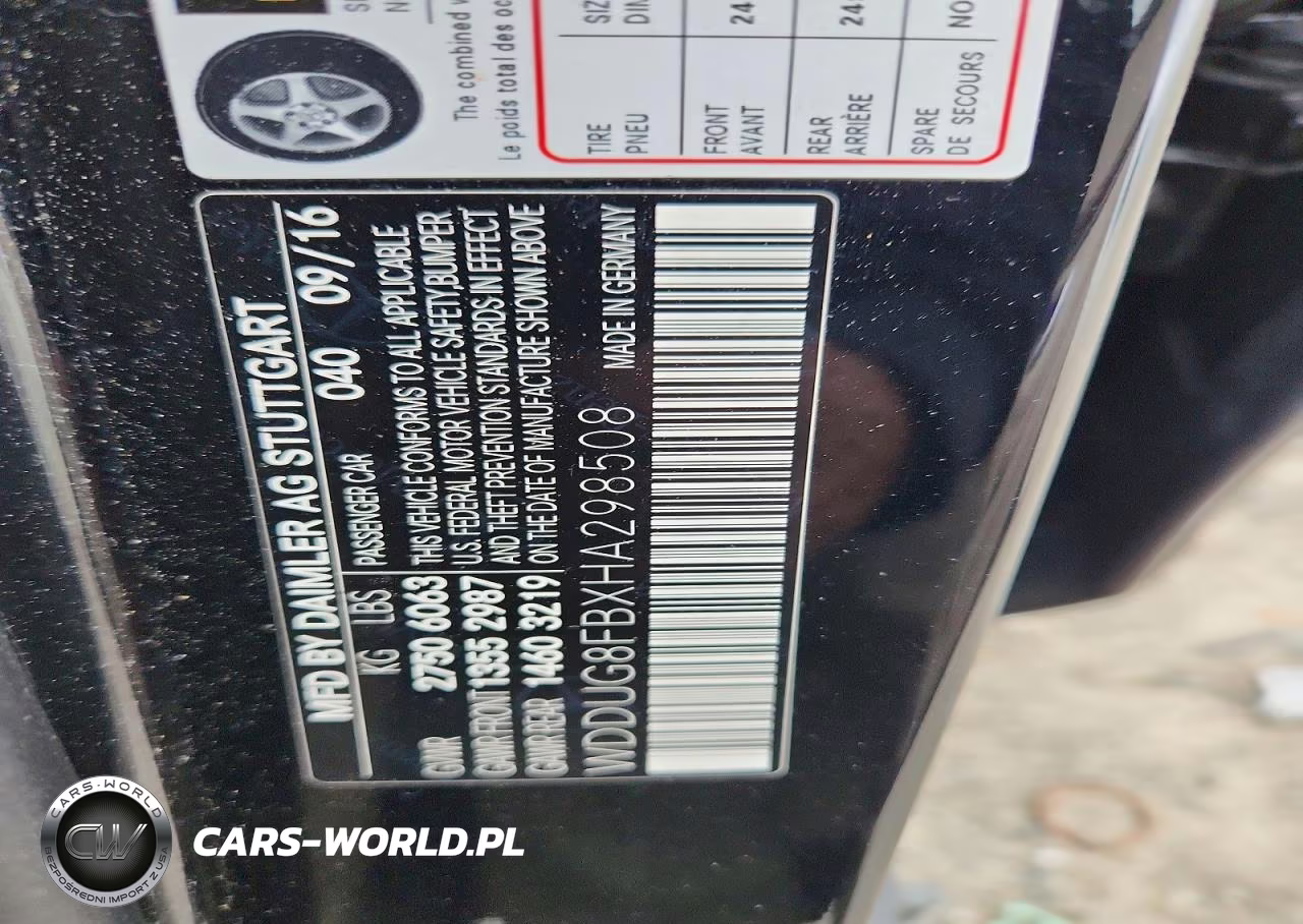 2017 Mercedes-Benz S 550 4Matic VIN:WDDUG8FBXHA298508 - 13