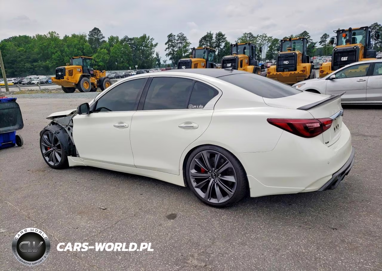 2018 Infiniti Q50 Red Sport 400 VIN:JN1FV7APXJM460277 - 2