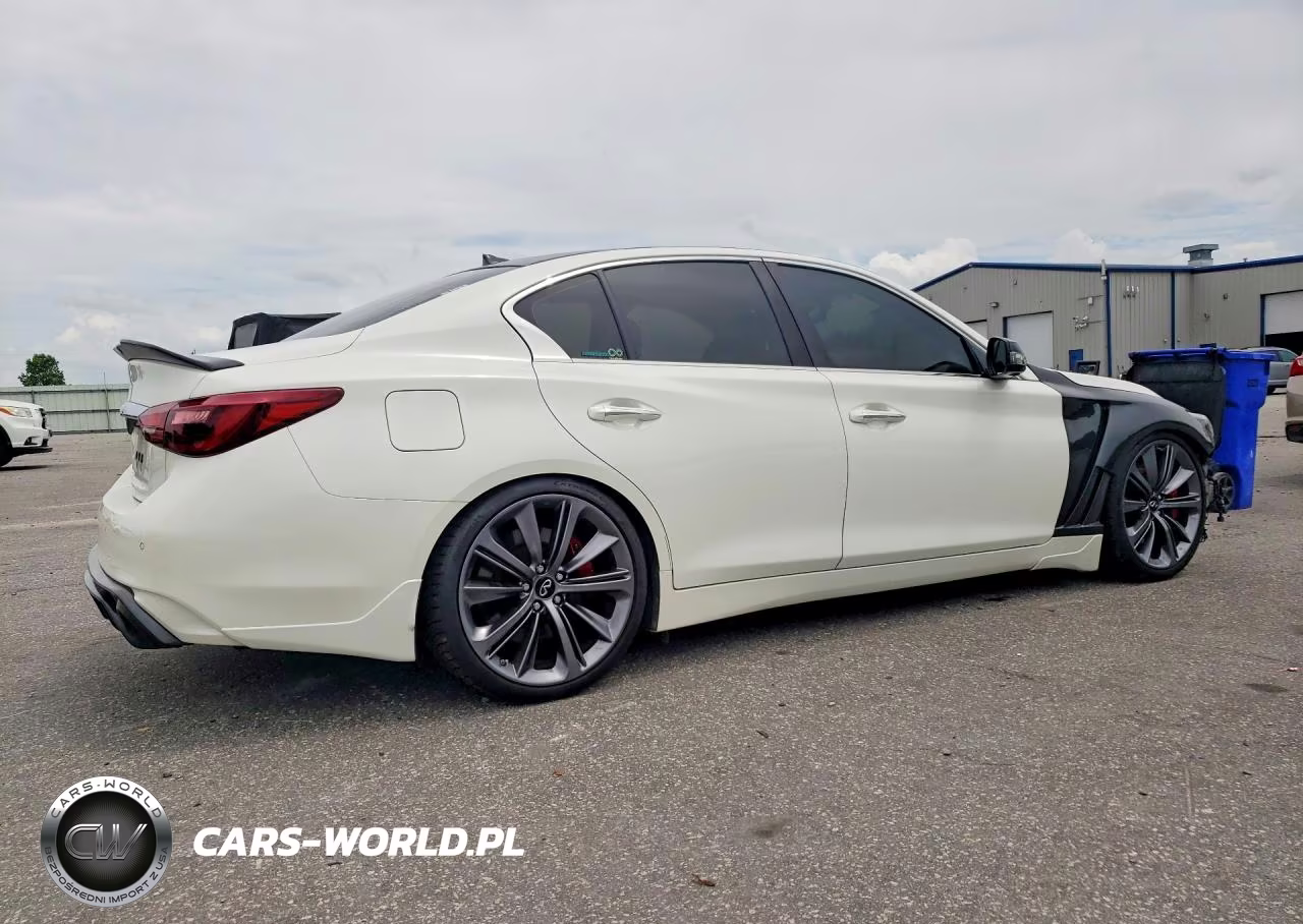 2018 Infiniti Q50 Red Sport 400 VIN:JN1FV7APXJM460277 - 3