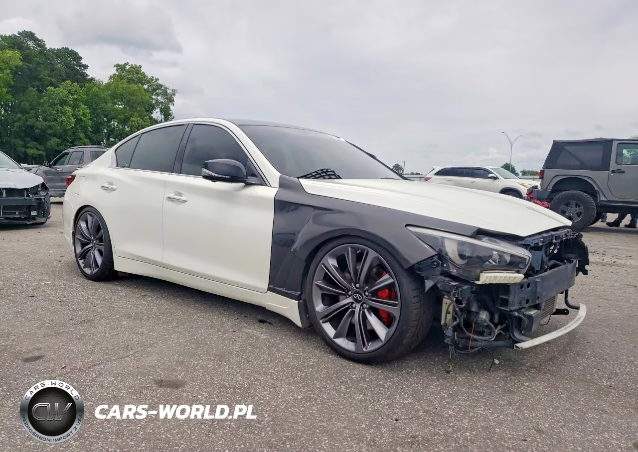 2018 Infiniti Q50 Red Sport 400 VIN:JN1FV7APXJM460277 - 4