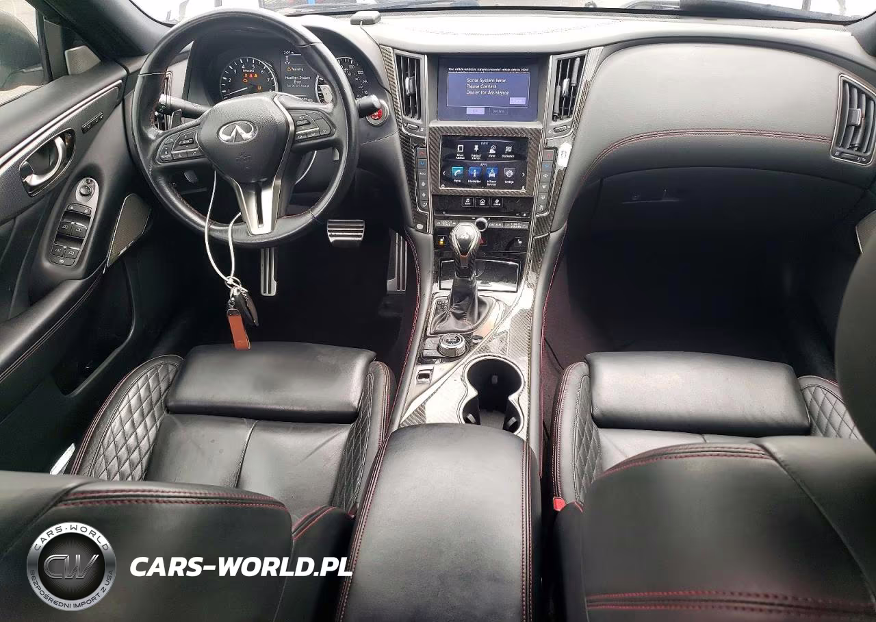 2018 Infiniti Q50 Red Sport 400 VIN:JN1FV7APXJM460277 - 8