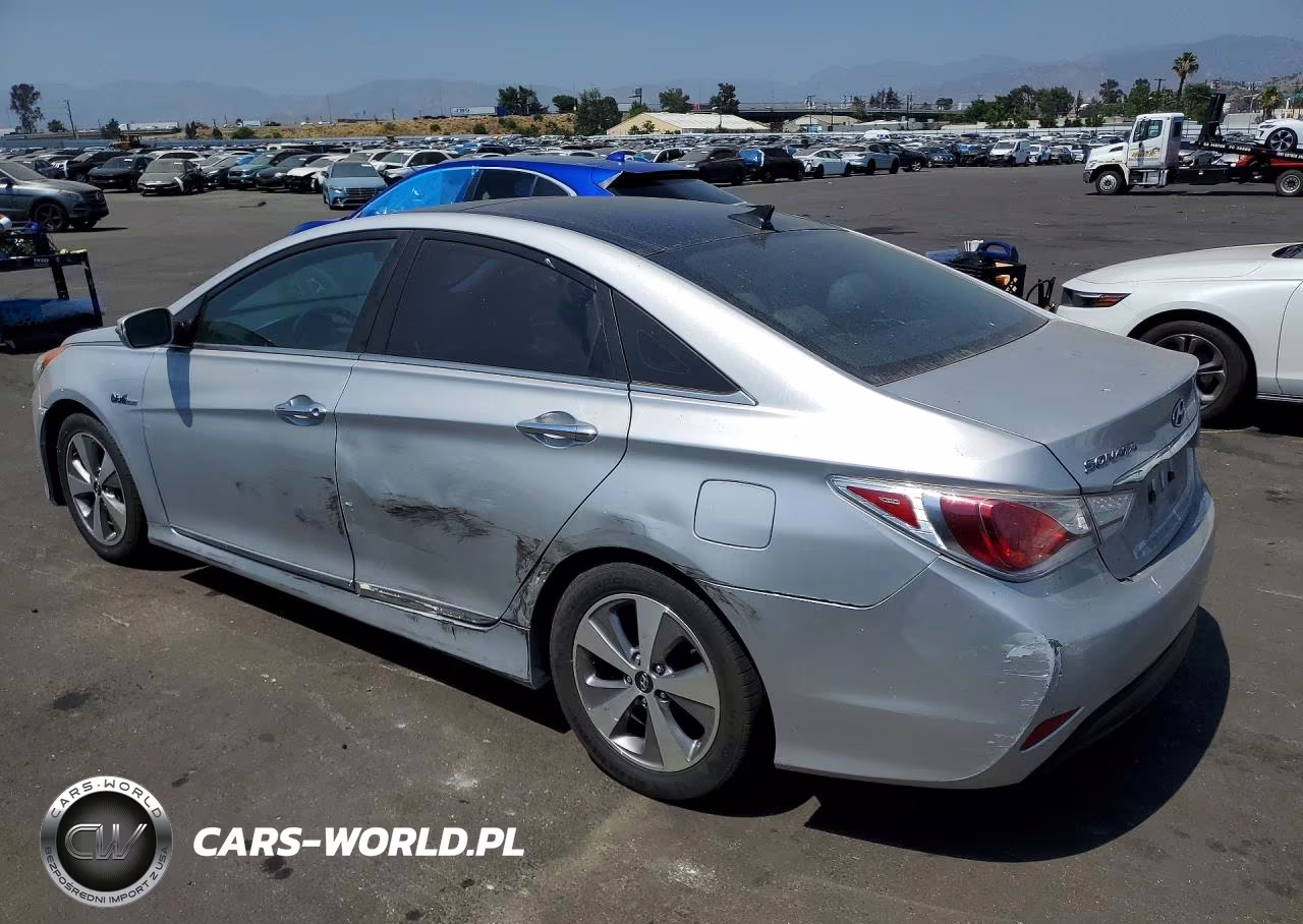 2011 Hyundai Sonata Hybrid VIN:KMHEC4A48BA018566 - 2