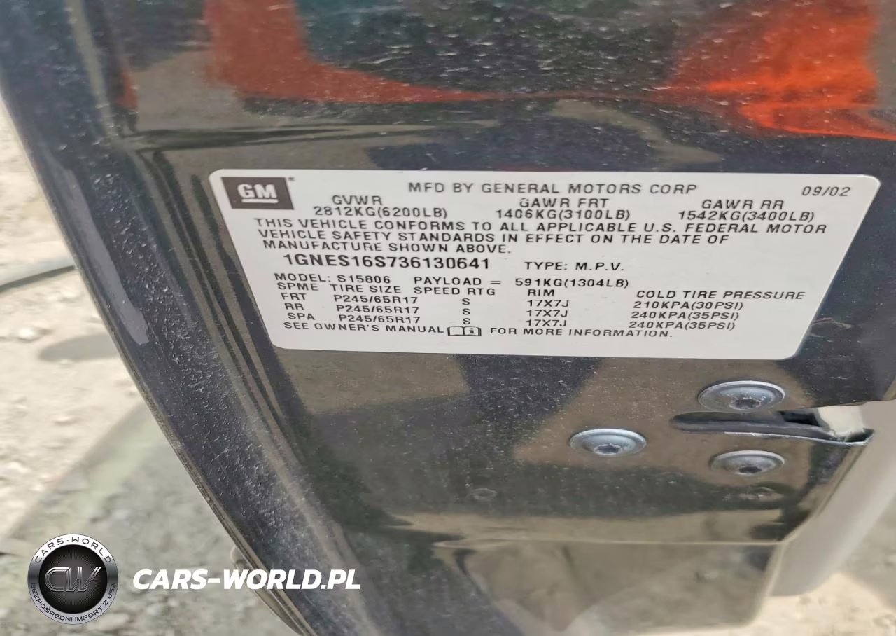 2003 Chevrolet Trailblazer Ext VIN:1GNES16S736130641 - 13