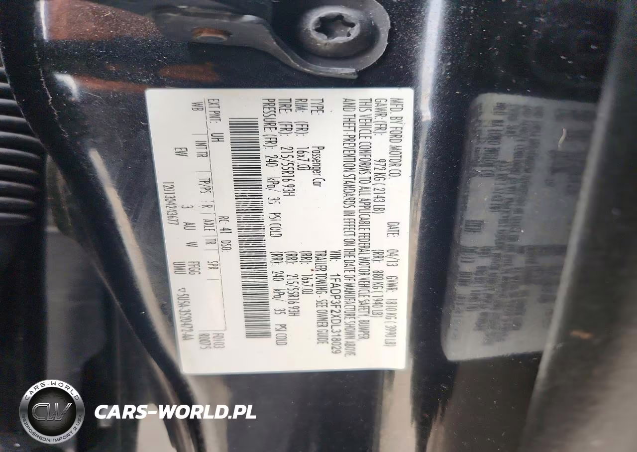 2013 Ford Focus Se VIN:1FADP3F2XDL318029 - 13